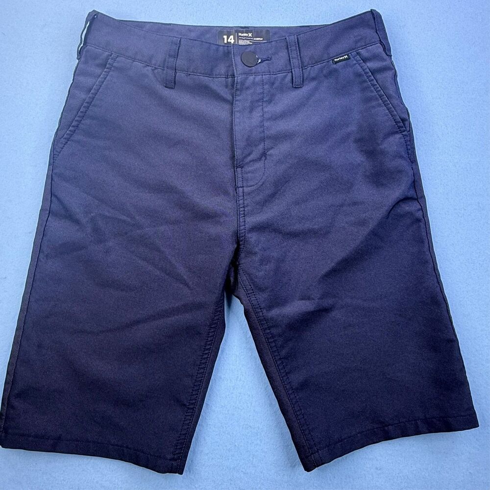 Hurley Boy's Nike Dry-Fit Shorts Navy Size 14 WST-1090